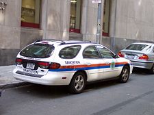Ford Taurus fueled by clean burning ethanol